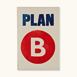 Sukie Plan B Typography Notebook with Lined Pages - Tea and Kate