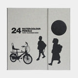 Viarco Silkscreen Series 24 Hexagonal Colour Pencils - Tea and Kate