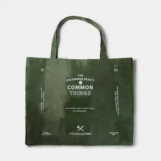 Tools To Live By Eco-Bag (L) Green - Tea and Kate