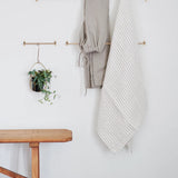 Fog Linen Brass Towel Rail, Medium - Tea and Kate