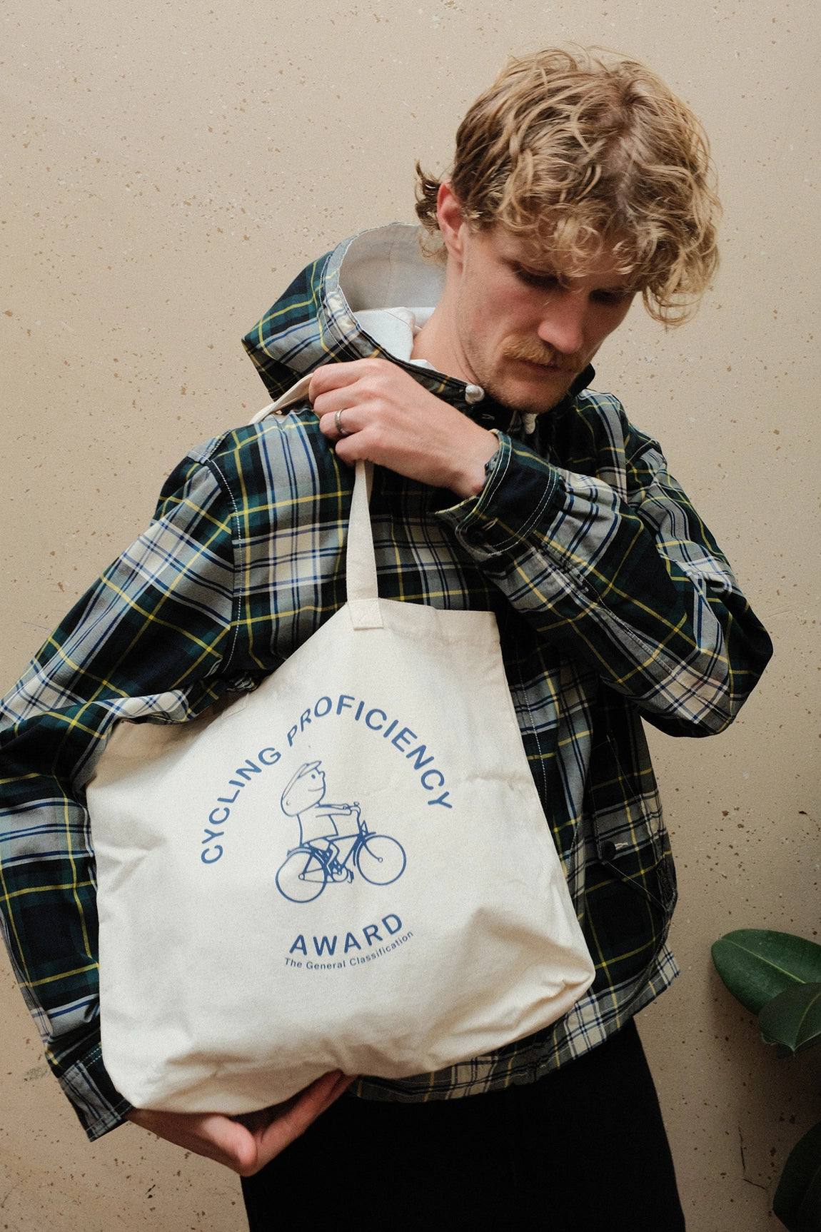 The General Classification Cycling Proficiency Tote Bag Natural - Tea and Kate