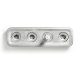 Born in Sweden Candleholder in Recycled Material- Four Candles in A Row