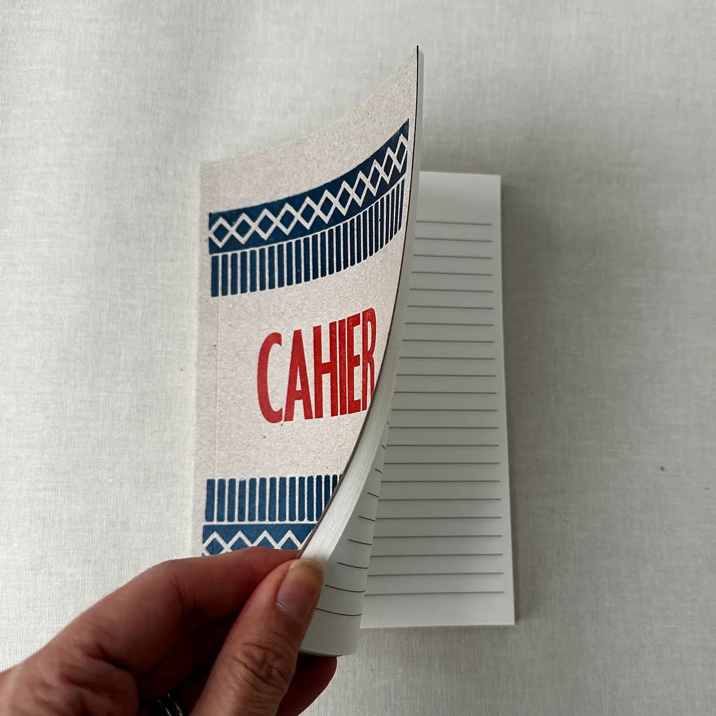 Sukie Cahier Typography Notebook with Lined Pages - Tea and Kate