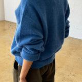 Le Bon Shoppe James Mohair Sweater Blue was £195