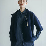 Fog Linen x Mii Thaii Kiran Jacket Navy