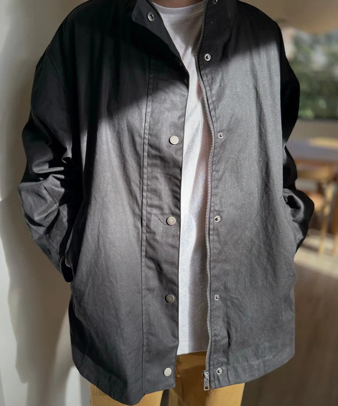 Le Bon Shoppe Blair Waxed Cotton Jacket - Tea and Kate