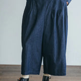 Fog Linen x Mii Thaii Anant Tuck Pants Indigo