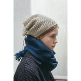 Fog Linen Linen Knit Scarf Natural