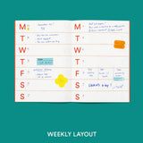 MishMash Weekly Planner Citrine - Tea and Kate
