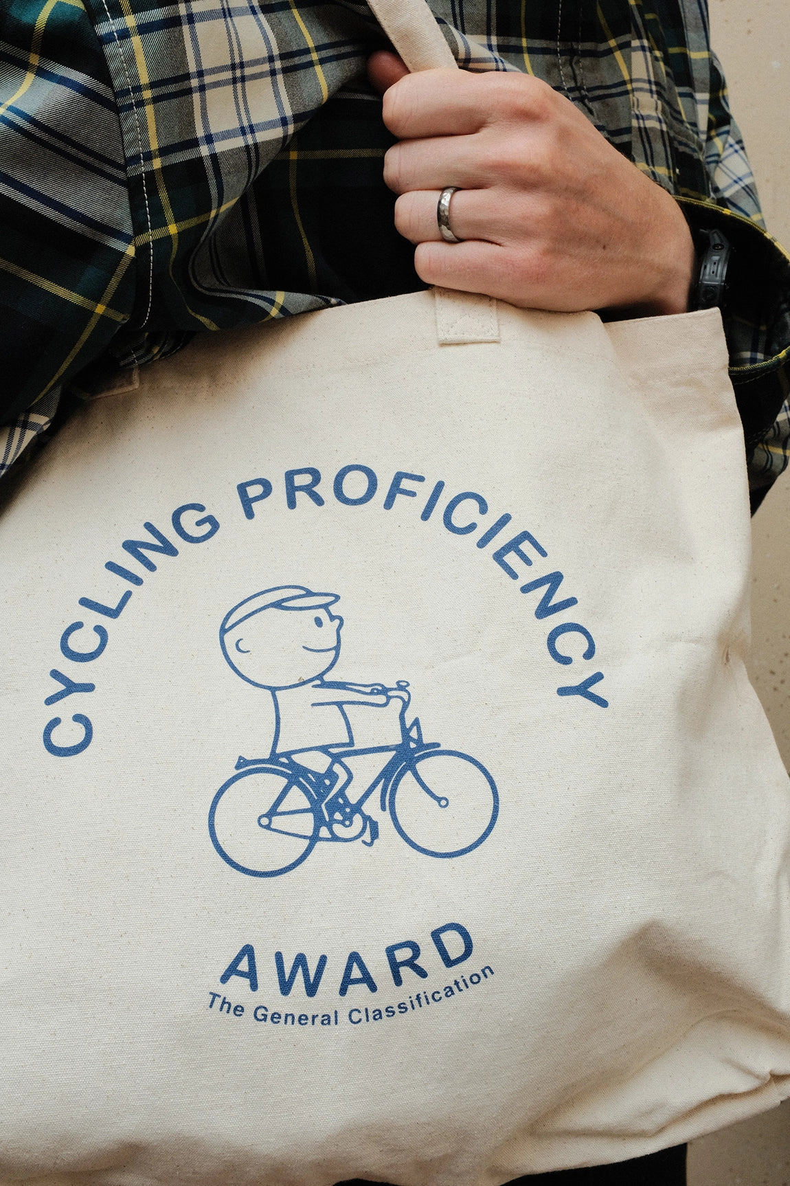 The General Classification Cycling Proficiency Tote Bag Natural - Tea and Kate