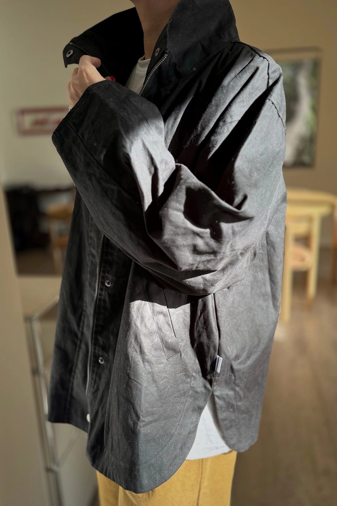 Le Bon Shoppe Blair Waxed Cotton Jacket - Tea and Kate
