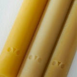 Ovo Things Classic Beeswax Tapers, Set of Two