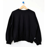 Le Bon Shoppe French Terry Core Sweatshirt Black
