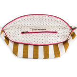 Rose in April Women Bum Bag Stripes Caramel