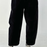 Le Bon Shoppe Corduroy Arc Pants Black