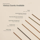 Cedar and Myrrh Hinoki Japanese Incense Stick Set – 30 Sticks