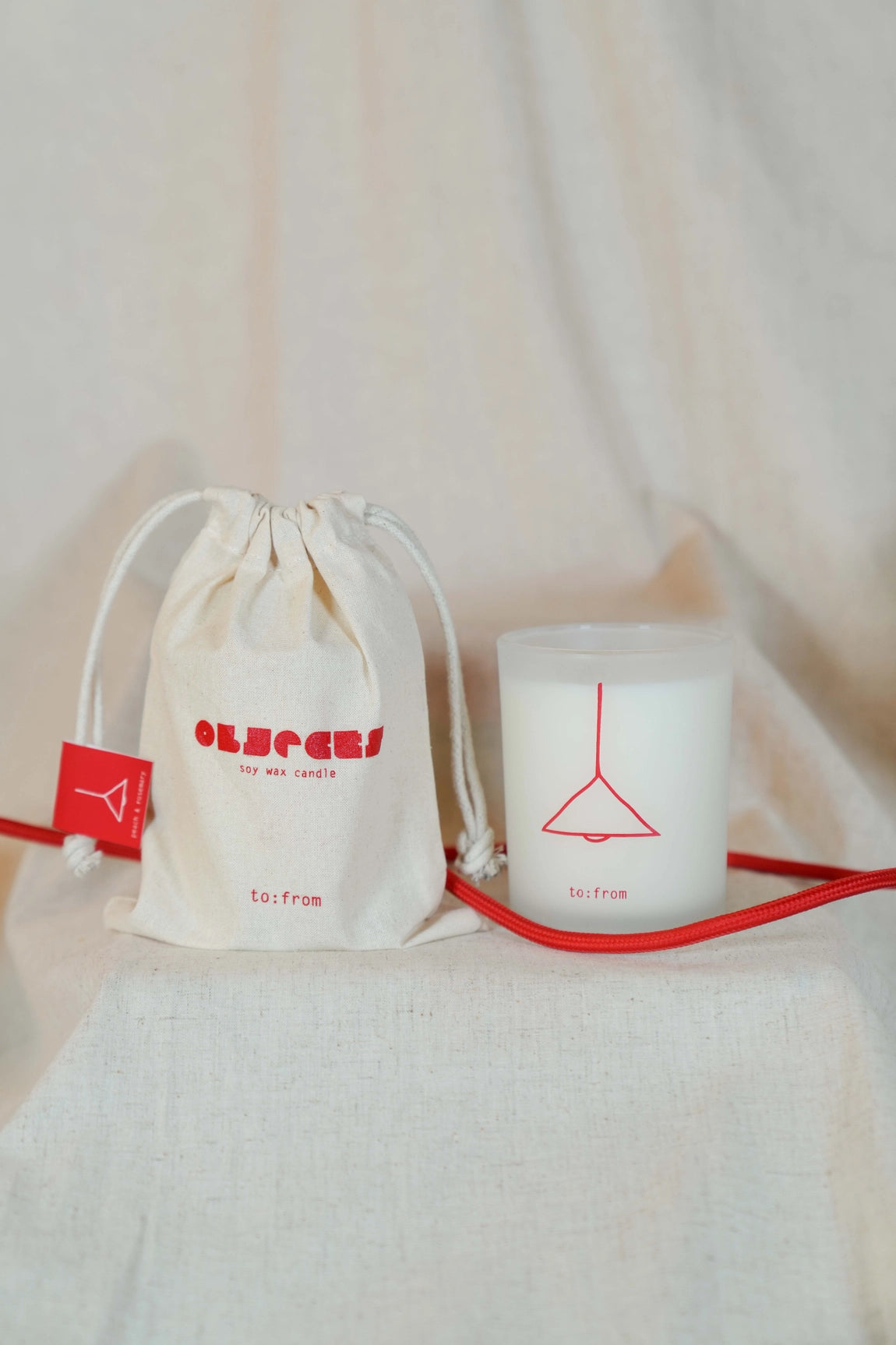 to:from Lamp candle 300ml - Tea and Kate