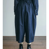 Fog Linen x Mii Thaii Anant Tuck Pants Indigo
