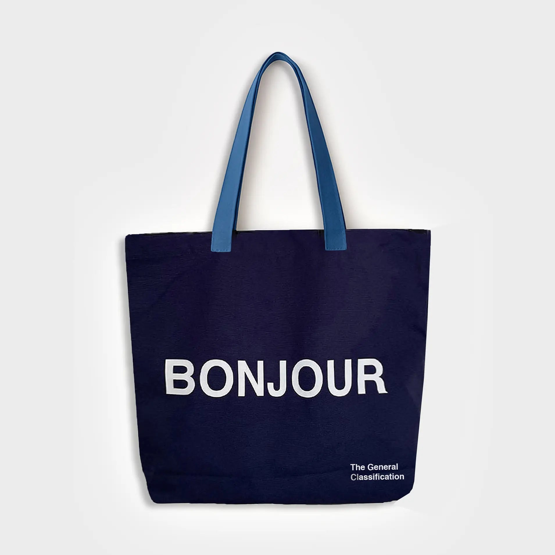 The General Classification Bonjour Tote Bag Navy - Tea and Kate