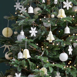 Airdrie Christmas Bells Set of 3 White