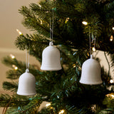 Airdrie Christmas Bells Set of 3 White