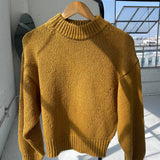 Le Bon Shoppe Zoe Cotton Sweater Mustard