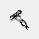 Bow Hairpin in Small Black by Chunks