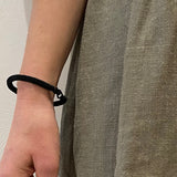 Baan Black Wire Bracelet