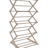 CLASSIC FOLDING WOODEN CLOTHES HORSE NATURAL