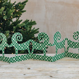 Afro Art Christmas Decoration, White/Green was £10