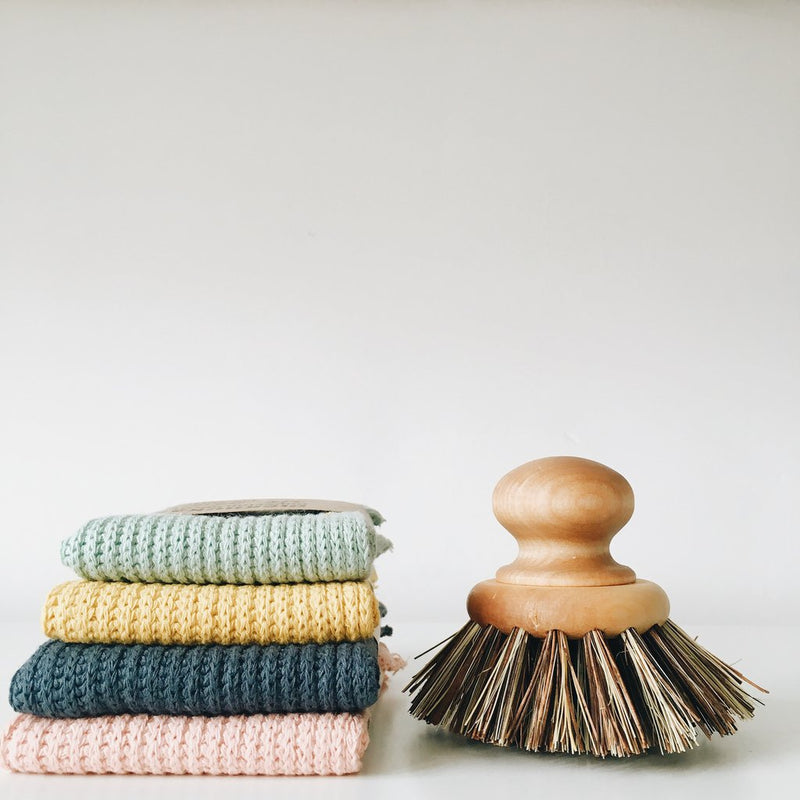 Iris Hantverk Mustard Yellow Household Cloth - Tea and Kate