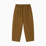Careless Label Unisex Structured Wide-Leg Cropped Pants