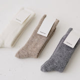 Nishiguchi Kutsushita Alpaca & Wool Ribbed Socks was £26