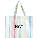 HAY Candy Stripe Shopper, Blue, Red & White