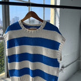 Le Bon Shoppe Pierre Cotton Sweater Top - French Blue Stripe was £85