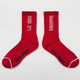 Le Bon Shoppe Preppy Socks red/cream