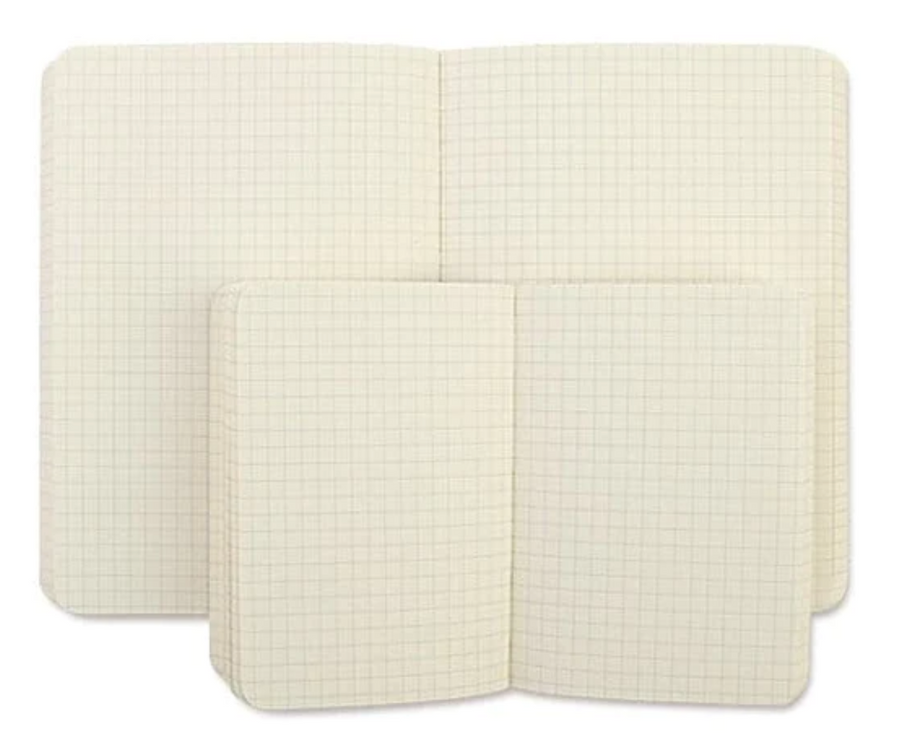 Hightide Penco Soft PP Notebook, B7 Grid - White