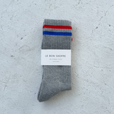 Le Bon Shoppe Extended Boyfriend Socks - True Grey