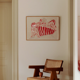 The Poster Club - Sofia Lind, 'Red Chair' was £78