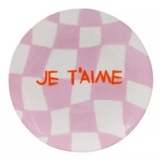 Qué Rico - 'Je T'Aime' Dessert Plate