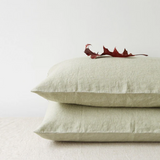 Linen Tales Square Pillowcase, Sage