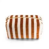 Rose & April, Vic Toiletry Bag - Caramel / Ecru