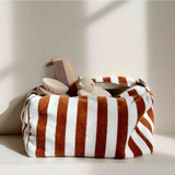 Rose & April, Vic Toiletry Bag - Caramel / Ecru