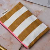 Rose & April Purse, Caramel Stripe