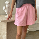 Le Bon Shoppe Flared Basketball Shorts - Pink, was £58