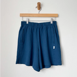 Le Bon Shoppe Flared Basketball Shorts - Ocean Blue was £58