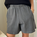 Le Bon Shoppe Flared Basketball Shorts - Coal, was £58