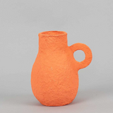 Afro Art Papier Mache Vase - Orange, was £24