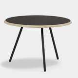 Woud Soround Coffee Table, 60cm, Black Top - Low, Mid & High