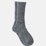 Fog Linen Mohair Socks, Grey